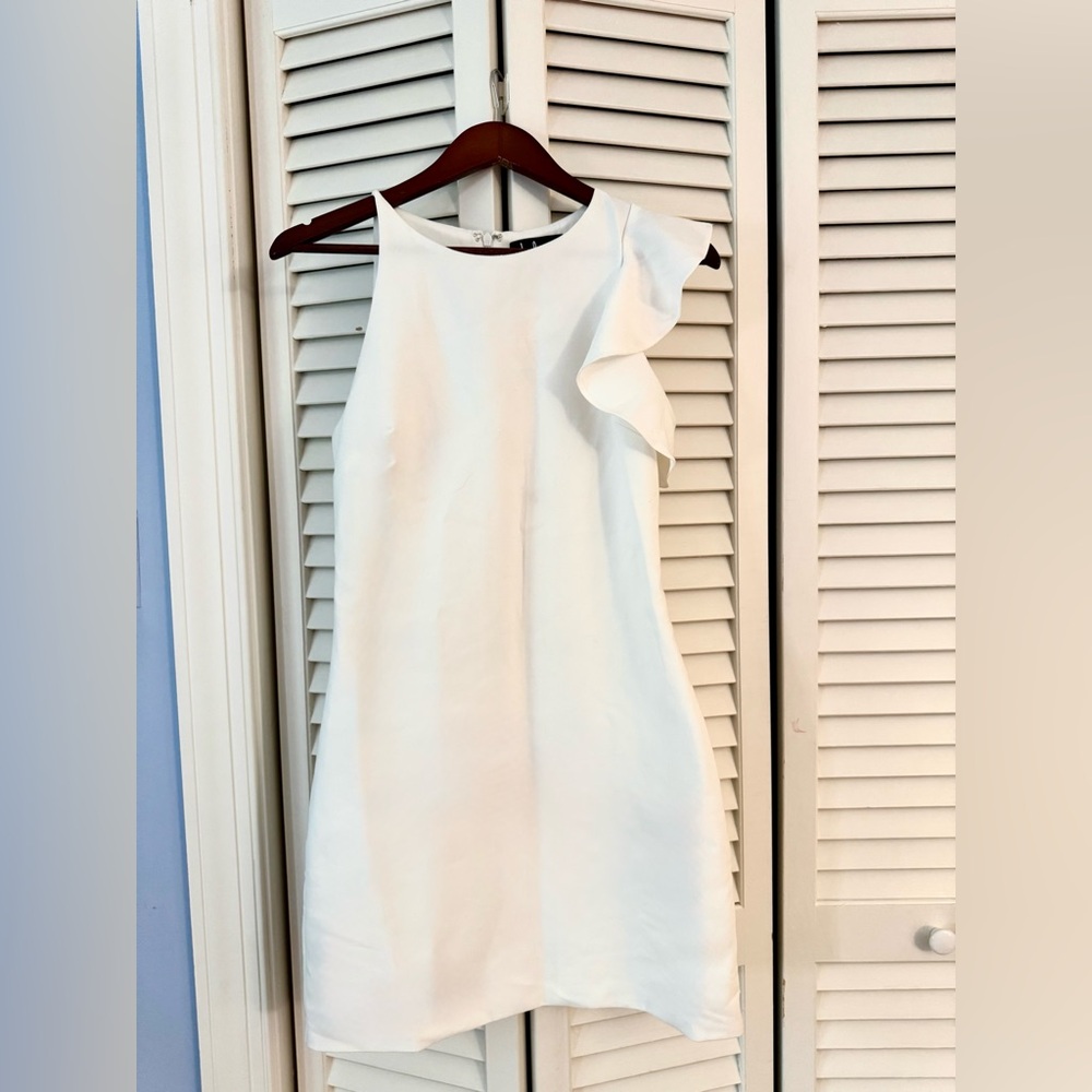 Lulu's One Shoulder White Dress